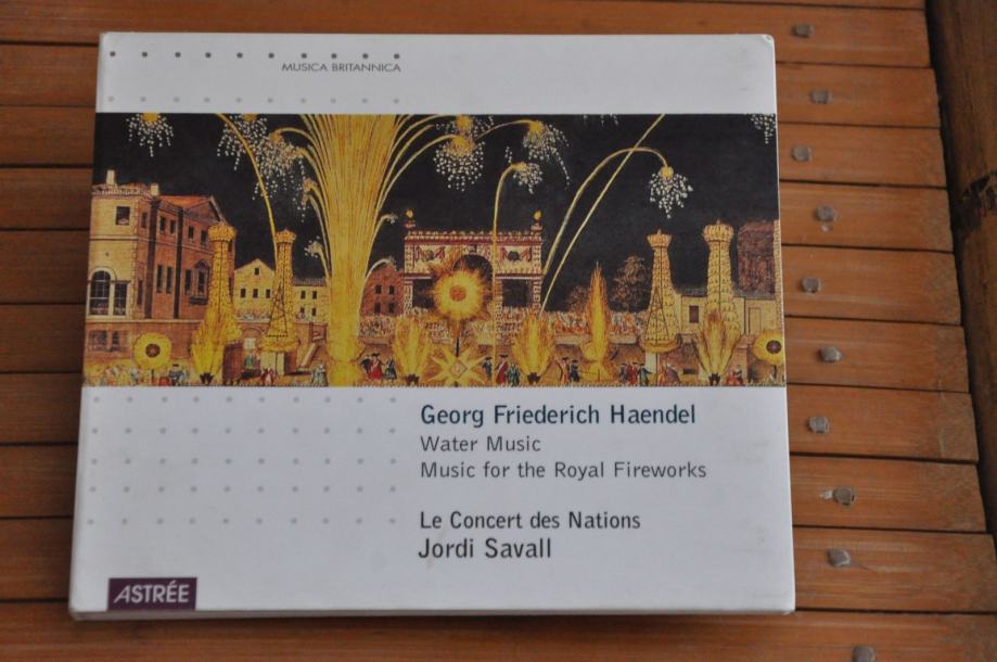 CD Handel - Water music / Music for the royal Fireworks - Savall