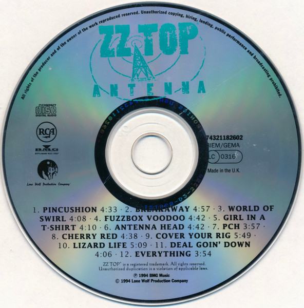cd ZZ Top Antenna