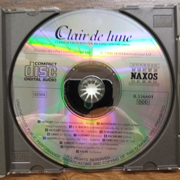 Clair de Lune cd kompilacija klasičnih hitova
