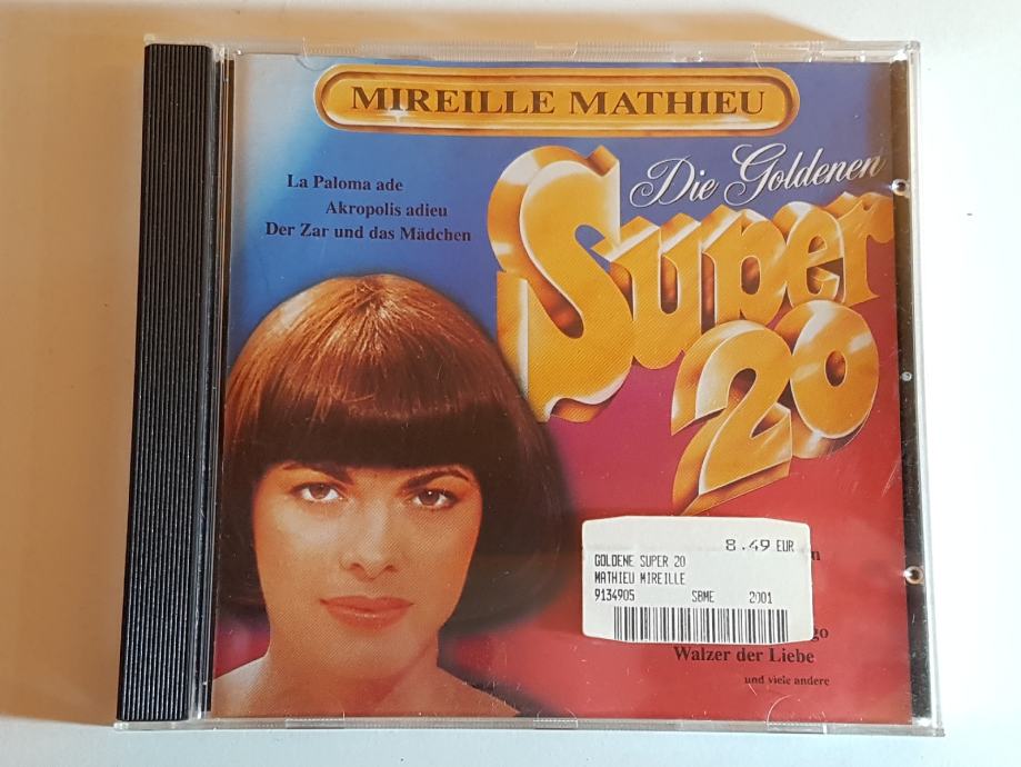 Mireille Mathieu – Die Goldenen Super 20 ( Audio CD-e )