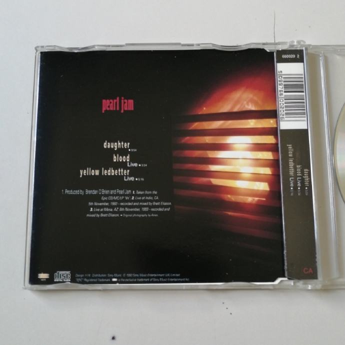 Pearl jam - Daughter cd single