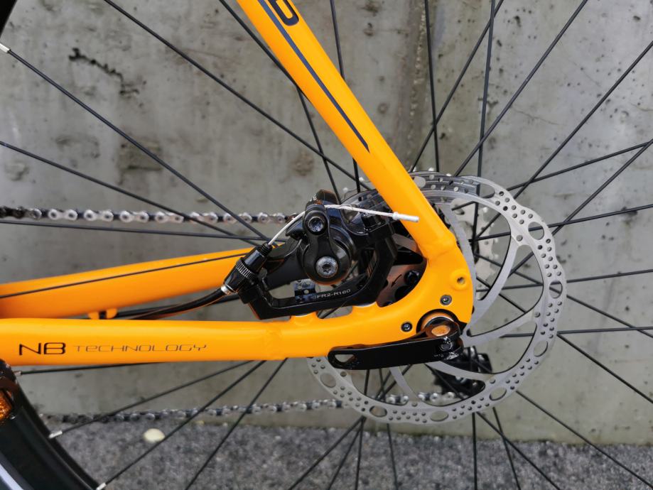 Bicicleta Gravel HEAD Picton 1.0 - Cuadro De Aluminio, 58", Cambio Shimano 20 Velocidades, Color Naranja Mate