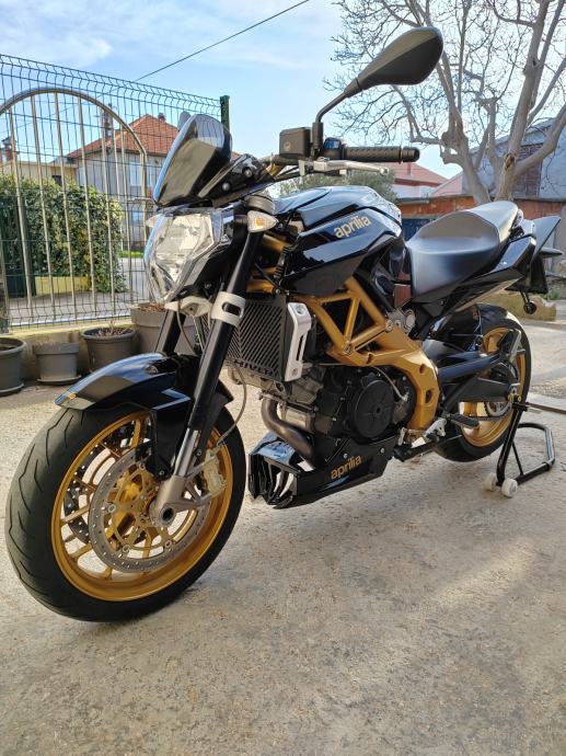 Gloss Black Belly Pan For Aprilia Shiver 750 (2007–2012) – Easy Bolt-On Spoiler - View #6