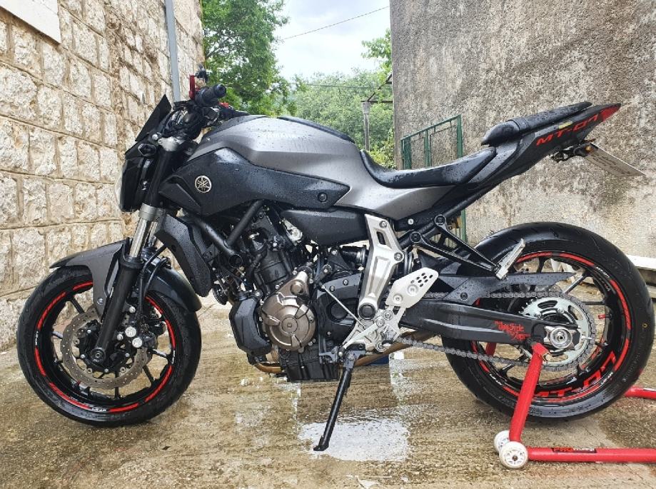 Stahlflex Bremsleitungskit Hinten Passend Für YAMAHA MT07