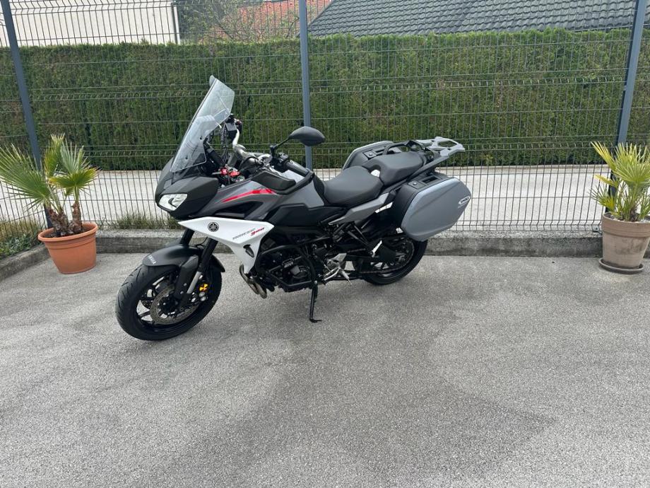 Tankbescherming, 3D-lijm, hars, compatibel met motorfiets, Yamaha Tracer 900 2018-19, metaal, blauw