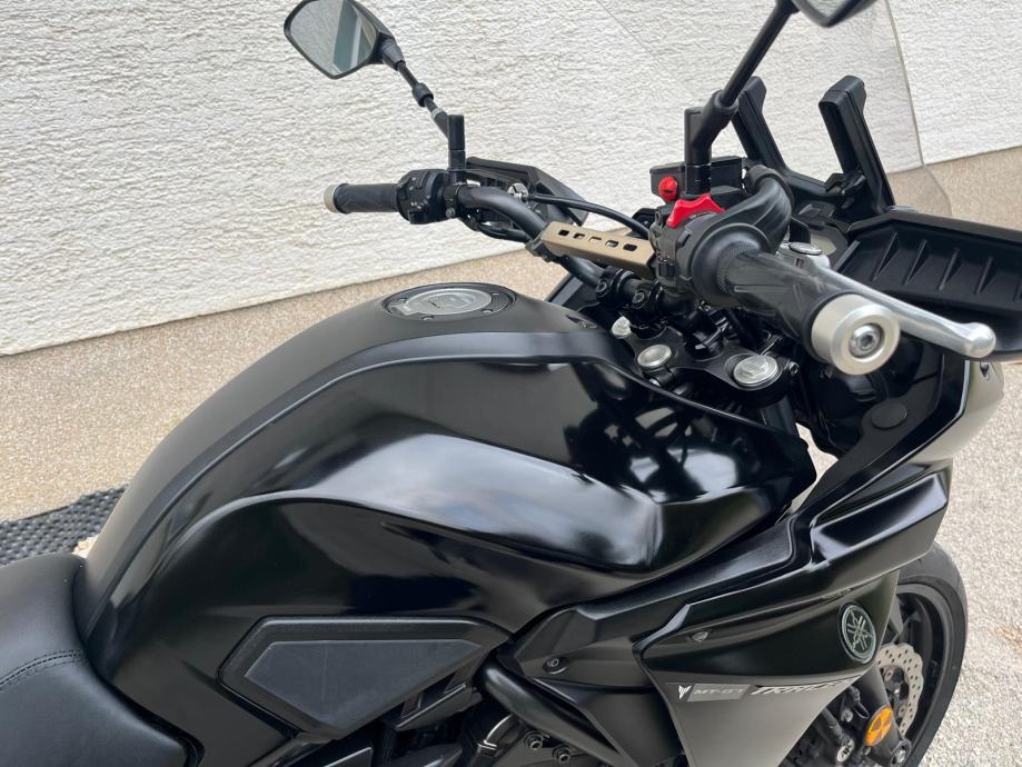 Modeer Compatibel met Yamaha MT-07 2014-2024 FZ07 Tracer 700/7/GT Motorfietsframe Antibotsing Valbeveiliging Slider Crash mt07 mt 07 Accessoires (Rood