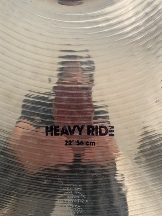 Zildjian K Heavy Ride Brilliant 22