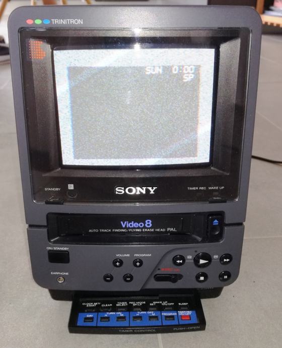 Sony Trinitron TV Video 8 COMBO