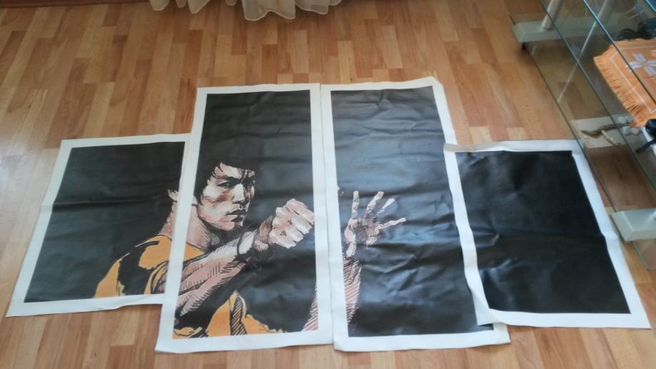 Bruce Lee printana slika za uokviriti