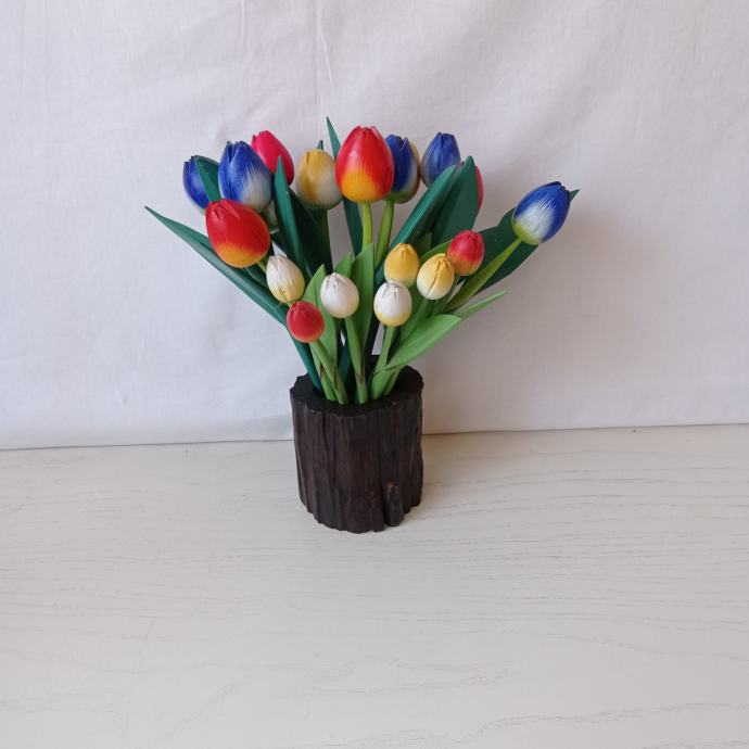 Ukrasni drveni tulipan mali i veliki NOVO
