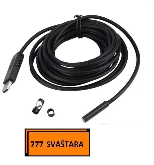 Endoskop kamera, USB, 10m, LED, windows, android