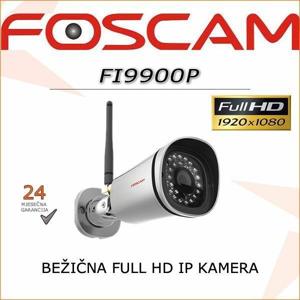 FOSCAM FI9900P- FULL HD BEŽIČNA 1080P IR KAMERA ZA VIDEO NADZOR