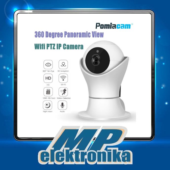 P2P PTZ EC39-U15, 1080P Full HD IP Dome panoramska kamera