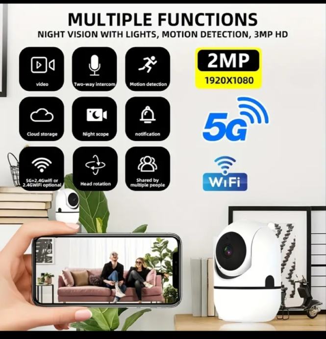 Sigurnosna Wi Fi Kamera.... Novo.... 35 €