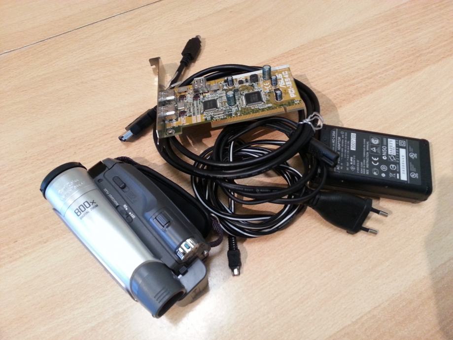 Sony Handycam DCRHC27+firewire