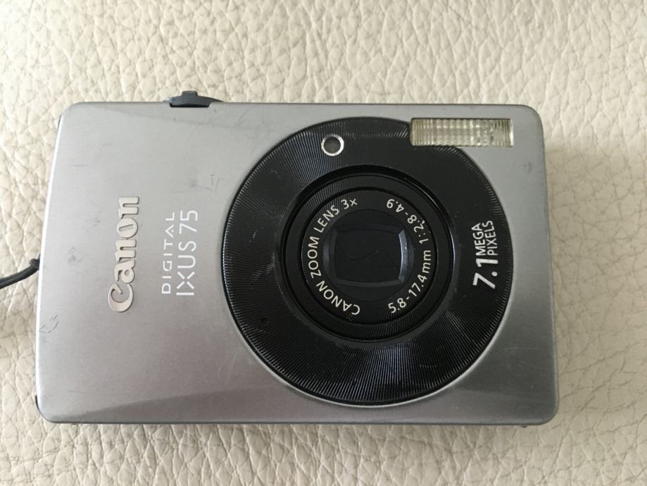 Digitalni fotoaparat Canon digital Ixus 75 potpuno ispravan
