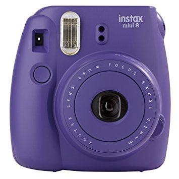 Fujifilm Instax Mini 8 purple instant film polaroid fotoaparat