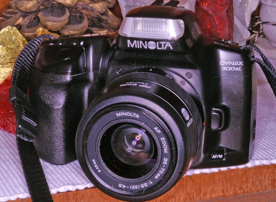 Minolta Dynax 300si Appareil Photo - Usé , non-Testé