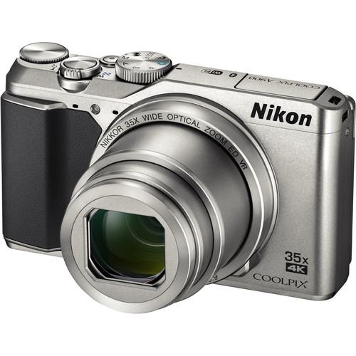 Nikon Coolpix A900 super zoom 20MP 35x Zoom 4K UHD - srebrni
