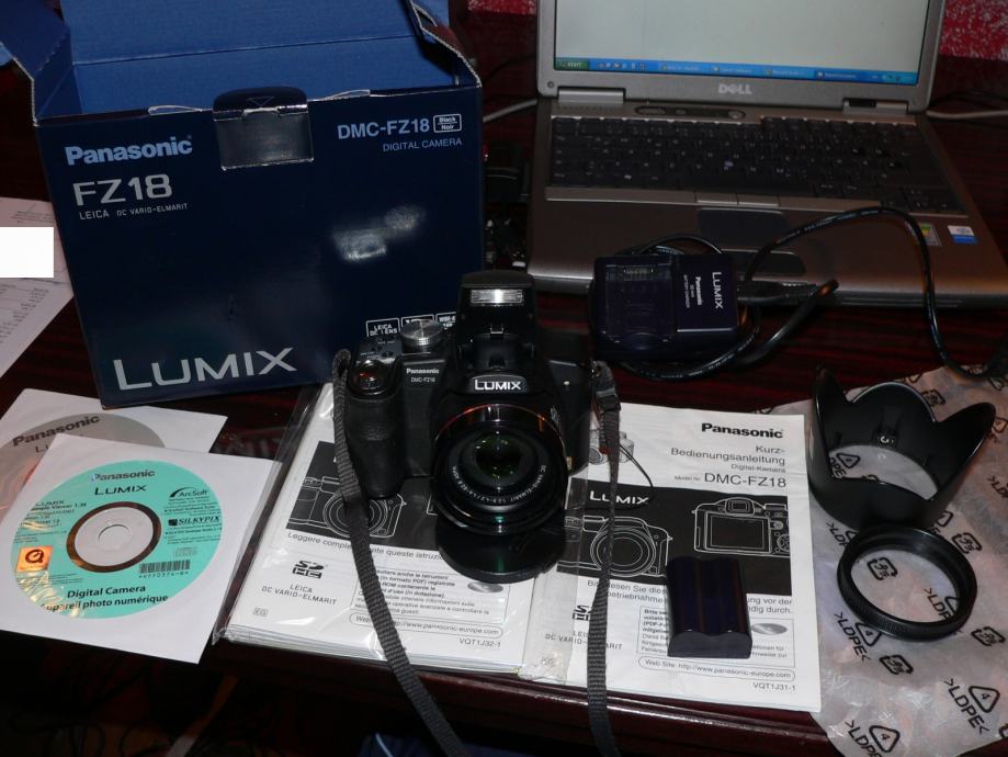 Panasonic Lumix FZ18 fotoaparat