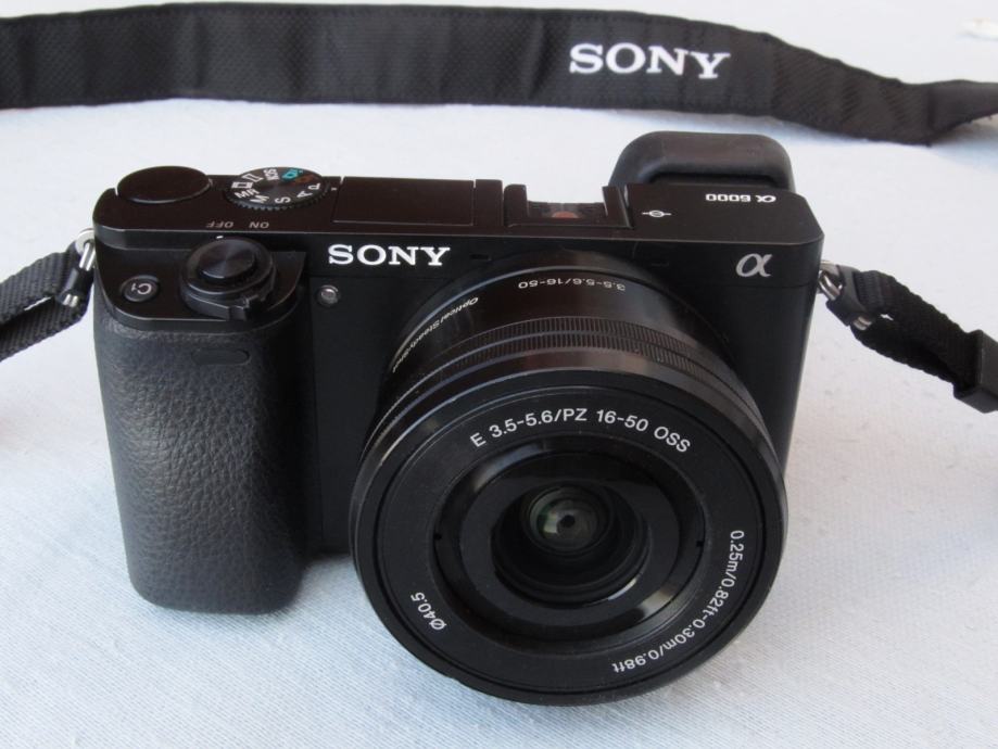 Sony Alfa 6000 + 16-50mm OSS(stabilizacija), 24Mpx,