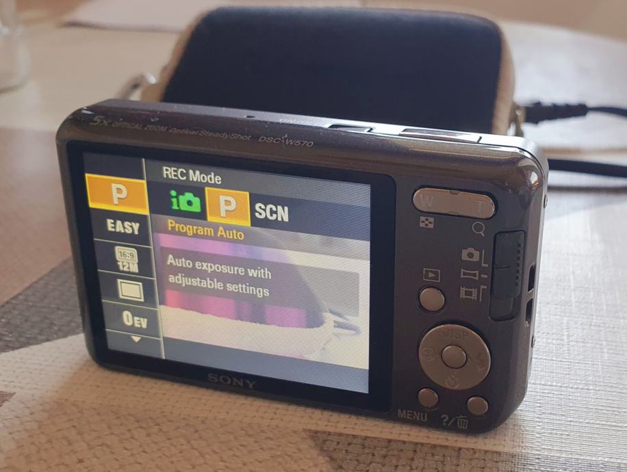 Appareil Photo Numérique Compact Sony Cyber-Shot DSC-W570 - Occasion - Parfait Pour Les Débutants Et Les Voyages