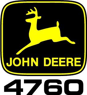 Zamjenske naljepnice za traktor John Deere 4760