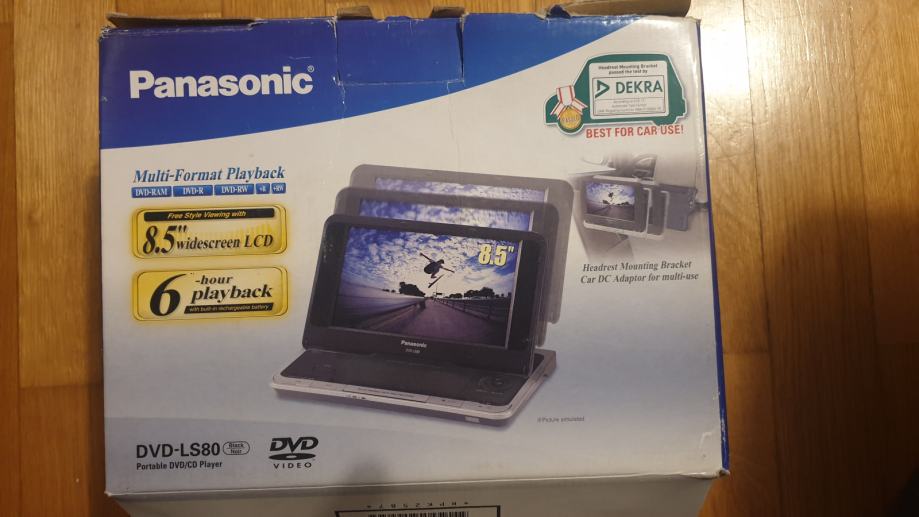 Auto monitor DVD/CD player PANASONIC DVDLS80 idealno za djecu