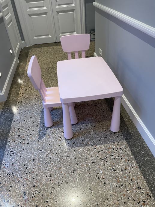 Childs table and chairs from Ikea