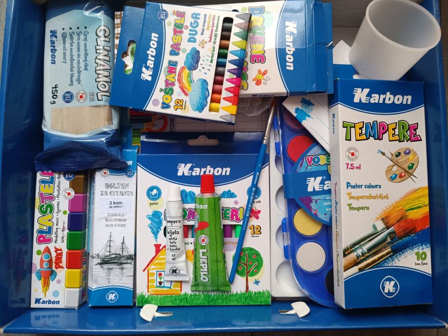 Kreativna Kutija Karbon S Priborom Za Likovni kreativna-kutija-karbon-s-priborom-za-likovni