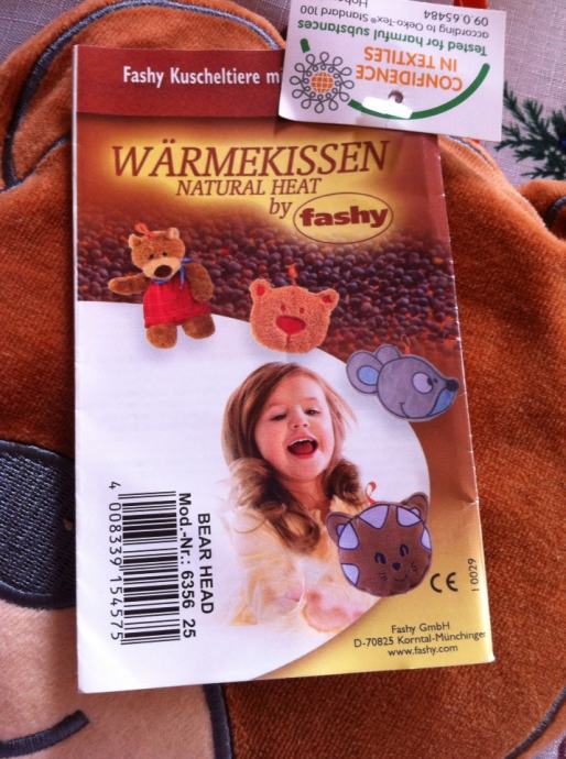 Termofor medo za male bebe + manji zuti GRATIS