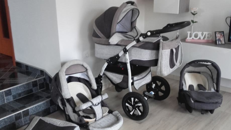 Djecja kolica 3 u 1 BABY MERC Q9