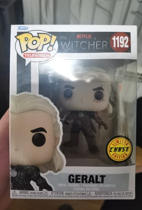 Funko Pop! The Witcher Geralt Sammelfigur - Limited Chase Variante 1/6 Chance