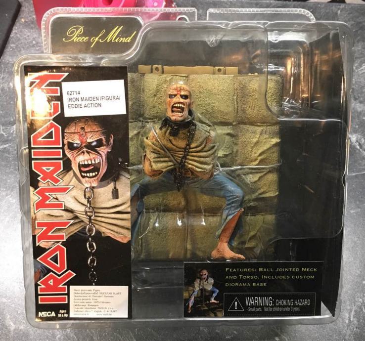 Iron Maiden Piece Of Mind Deluxe Figure with Diorama NECA