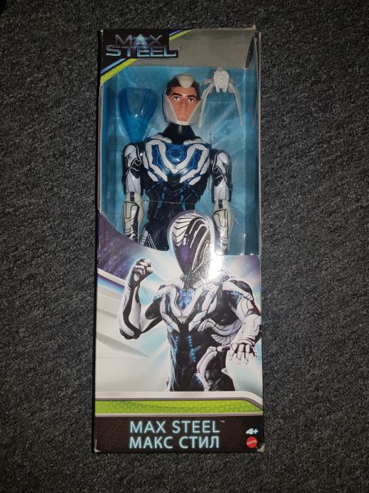 Figurine Max Steel Mattel Année 2000, Fonctionne, Hauteur 30 Cm, Sans Emballage