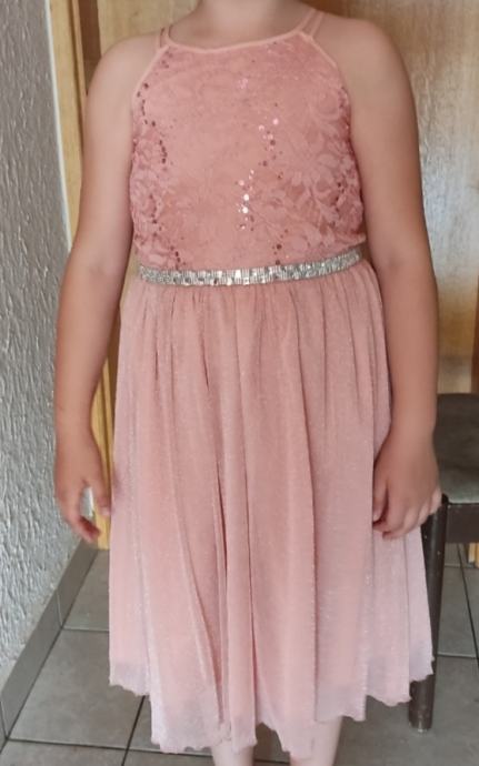 Svečana haljina za djevojčice, 10 god , rozna
