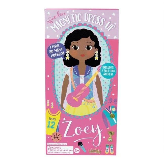 FLOSS  and  ROCK Zoey Magnetic Dress Up Doll  - 42P6310 (N)