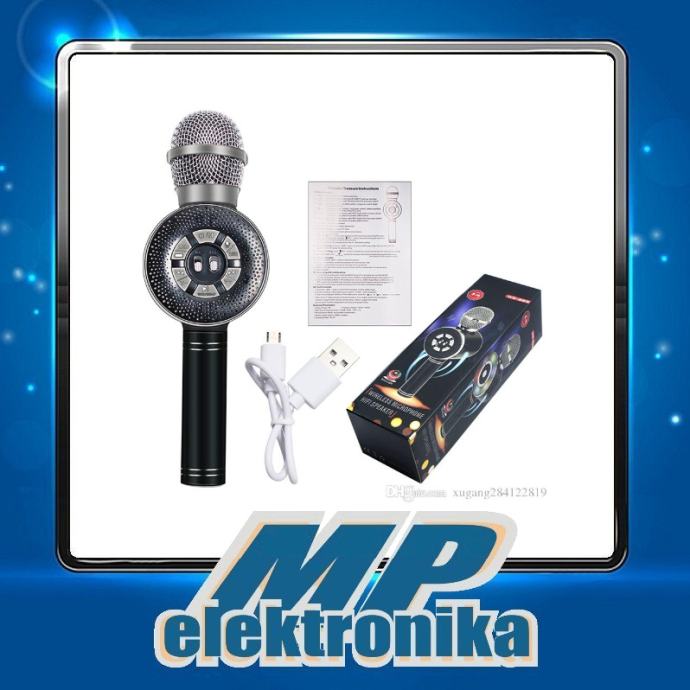Handheld KTV WS-669 karaoke mikrofon Black