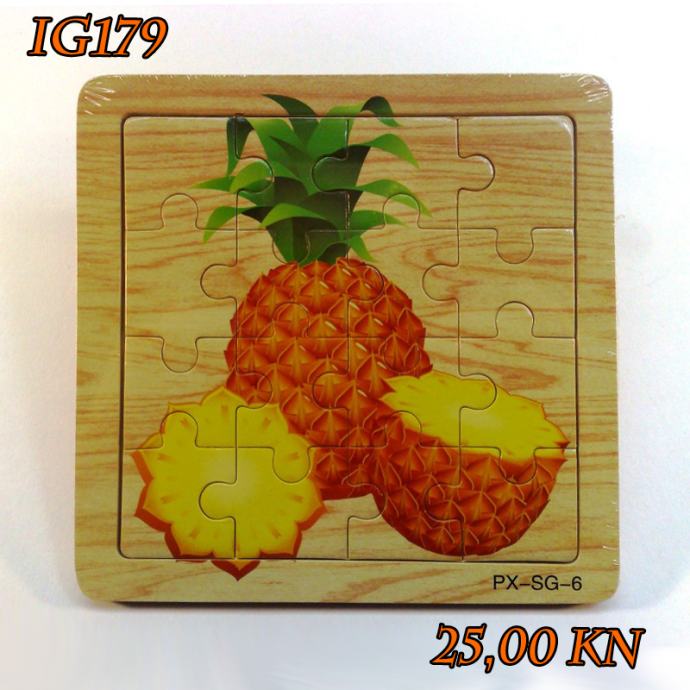 Drvene puzzle - Ananas IG179