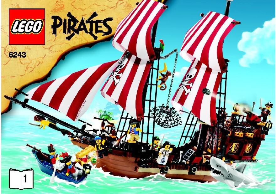 Lego - 6243 Brickbeard's Bounty - Pirates 2009 - Gusari