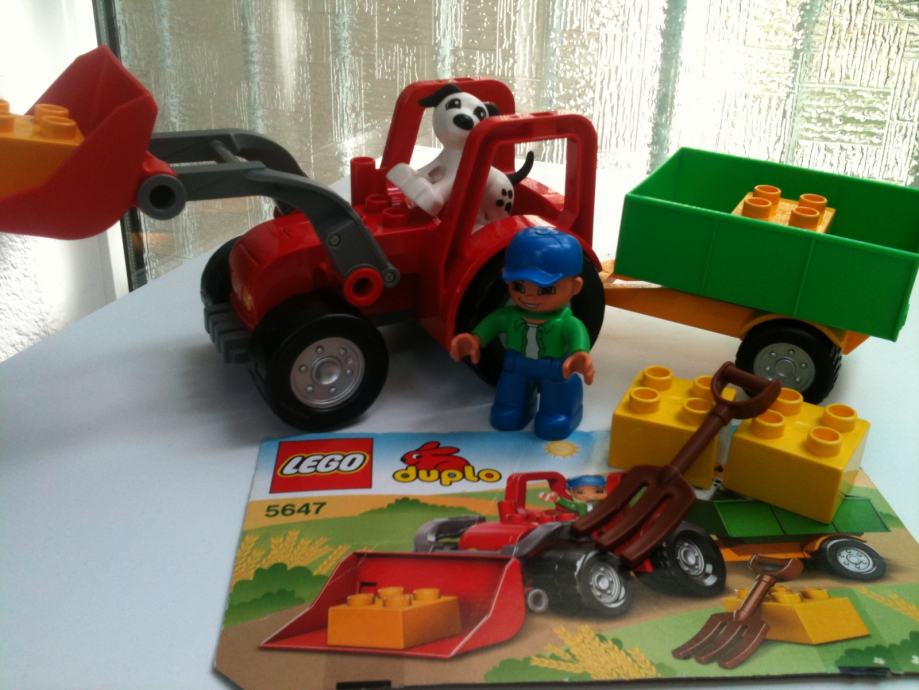 LEGO DUPLO traktor i prikolica