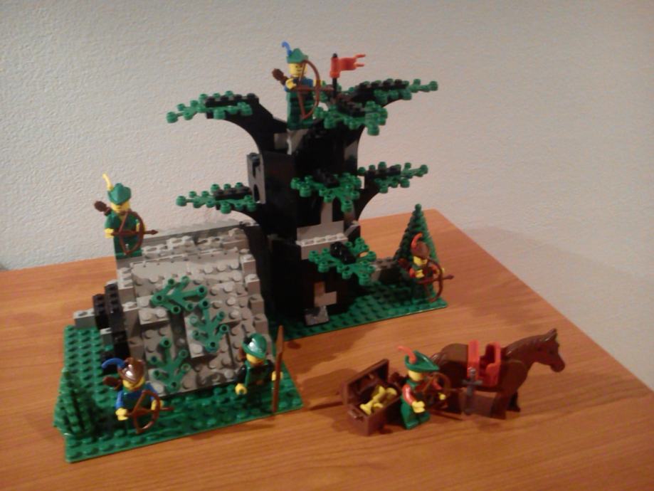 lego, forestmen, set 6066