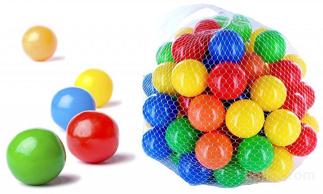 Plastične loptice 1000 komada - može i manje i više - bilo koja boja