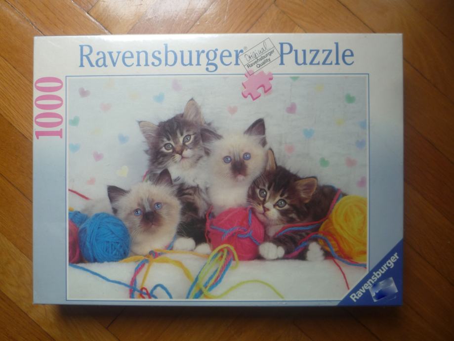 Puzzle Ravensburger 1000 kom kvartet mačaka