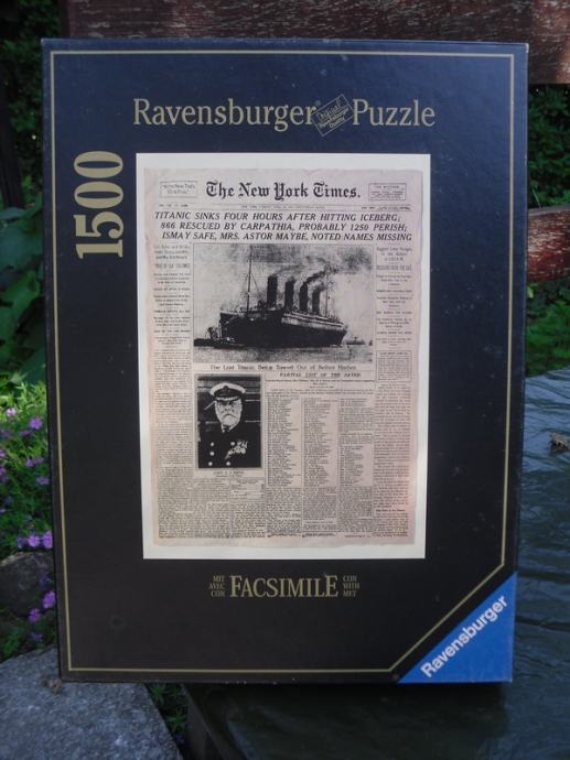 Ravensburger Puzzle The New York Times Titanic Sinks 1500