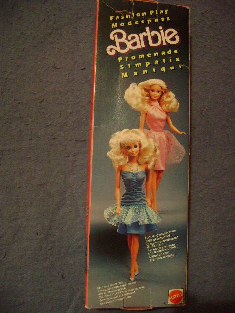 Barbie Promenade 1988 Par Mattel - Poupée Collection Réf.1380 - Neuf