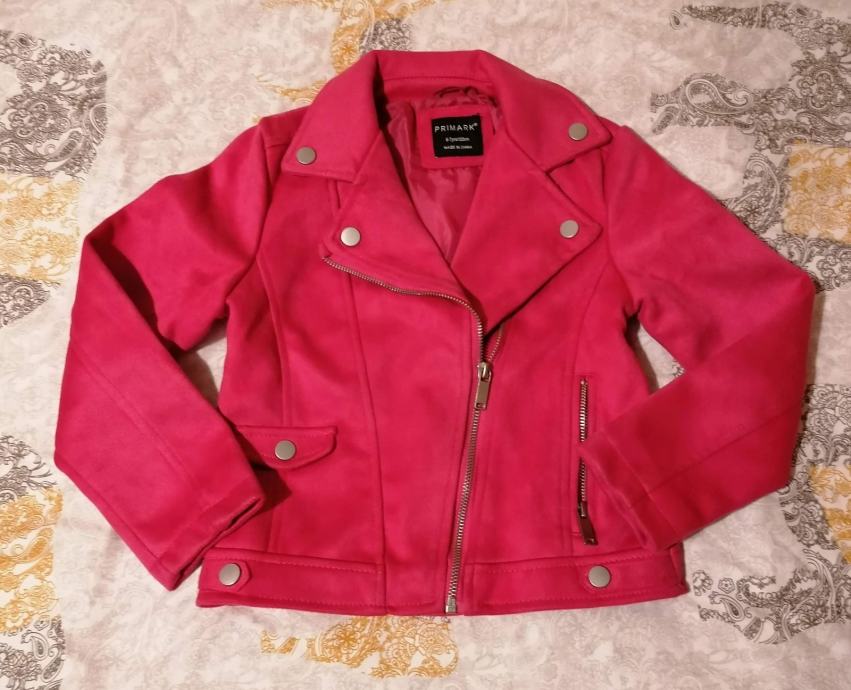 Primark pink jakna, vel 116/122