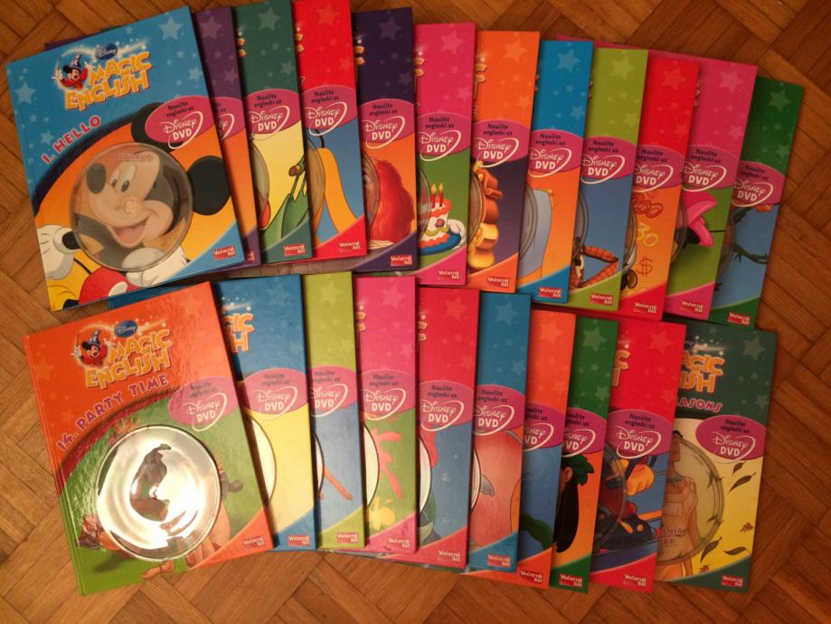 Magic English Disney 23 knjige (cijena za cijeli komplet)