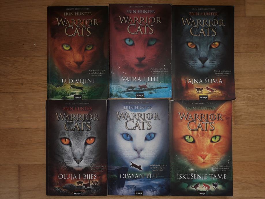 WARRIOR CATS komplet od šest knjiga