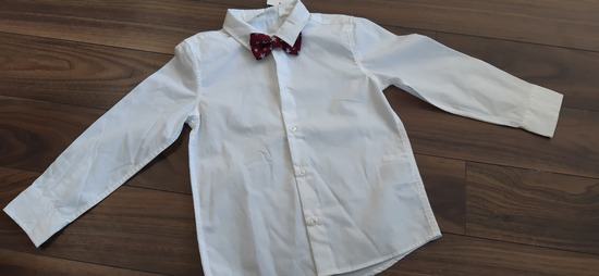 Košulja bijela  116 h&m novo za dječaka
